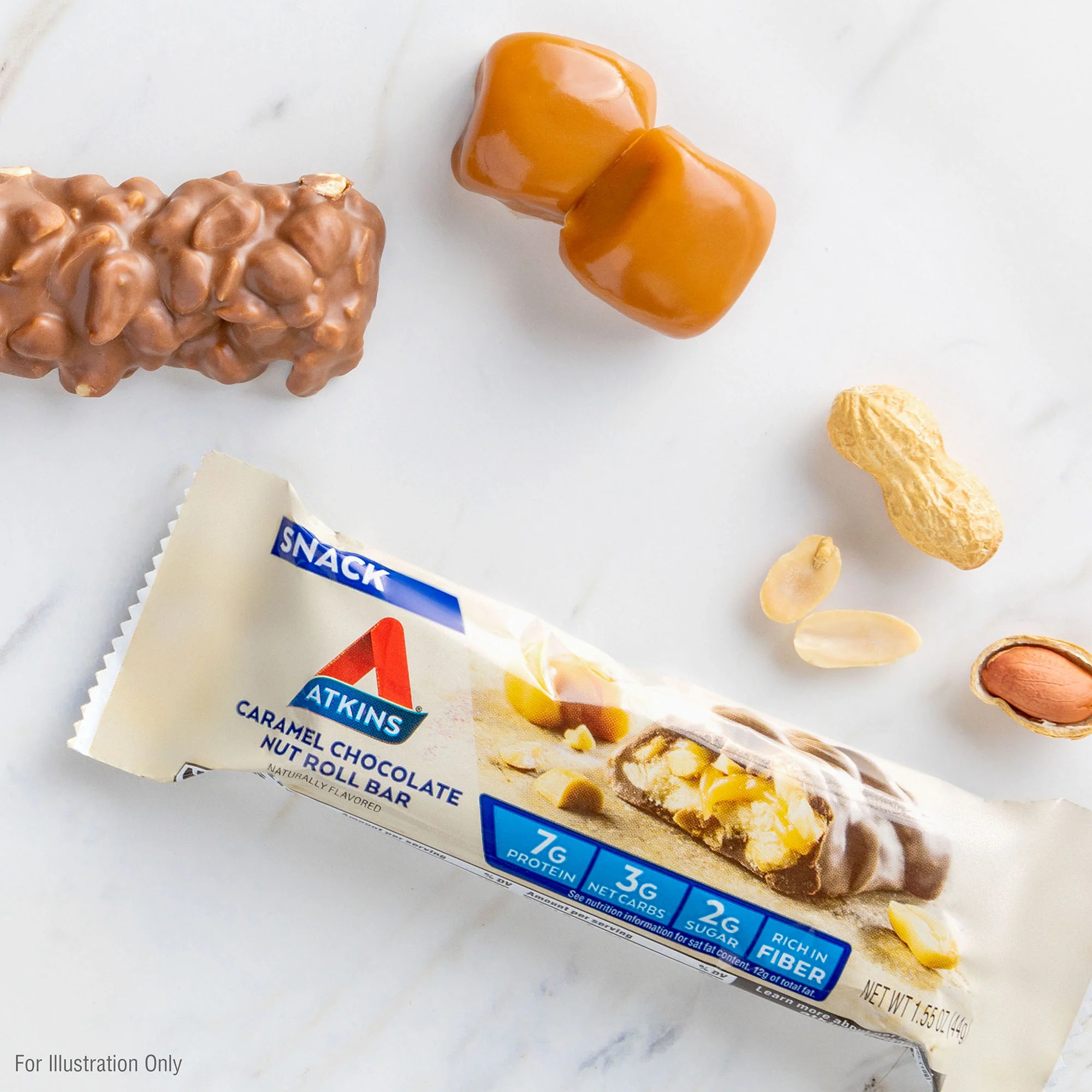 Caramel Chocolate Nut Roll Bar - Image 5