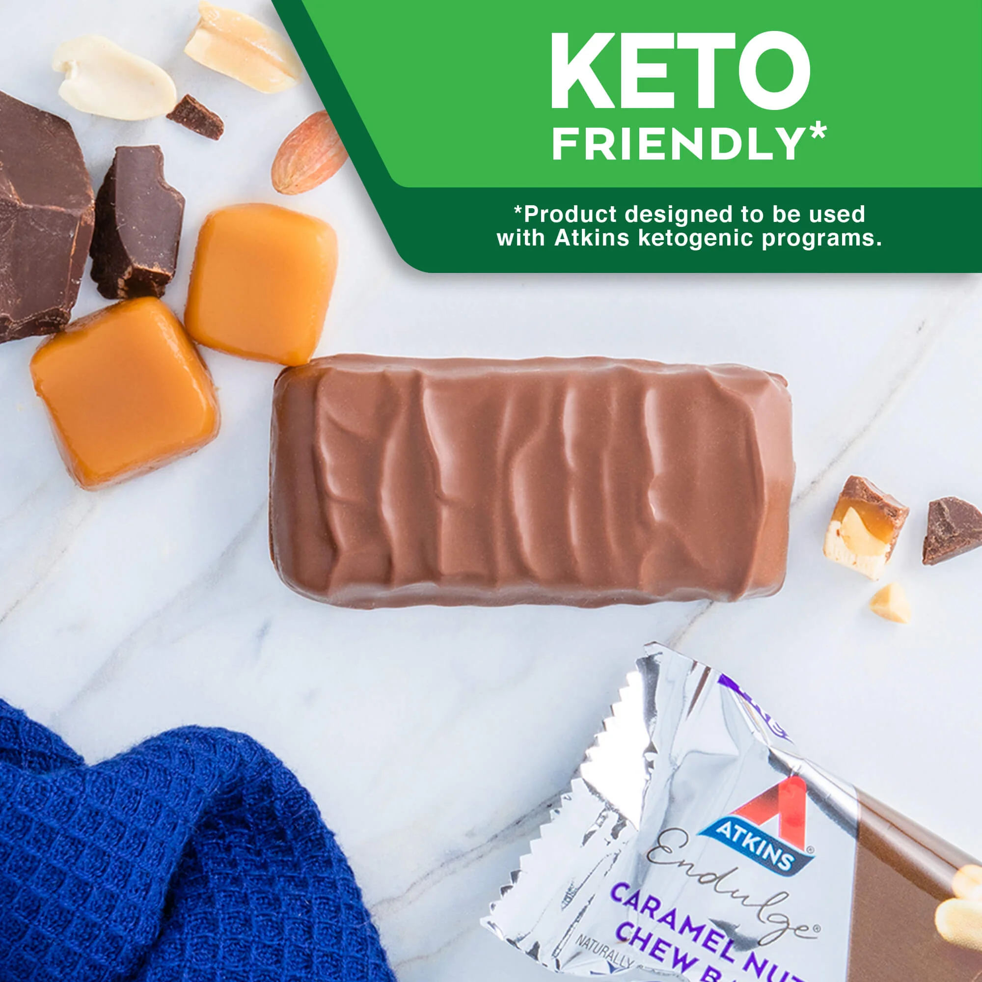 Endulge Caramel Nut Chew Bar - Image 5