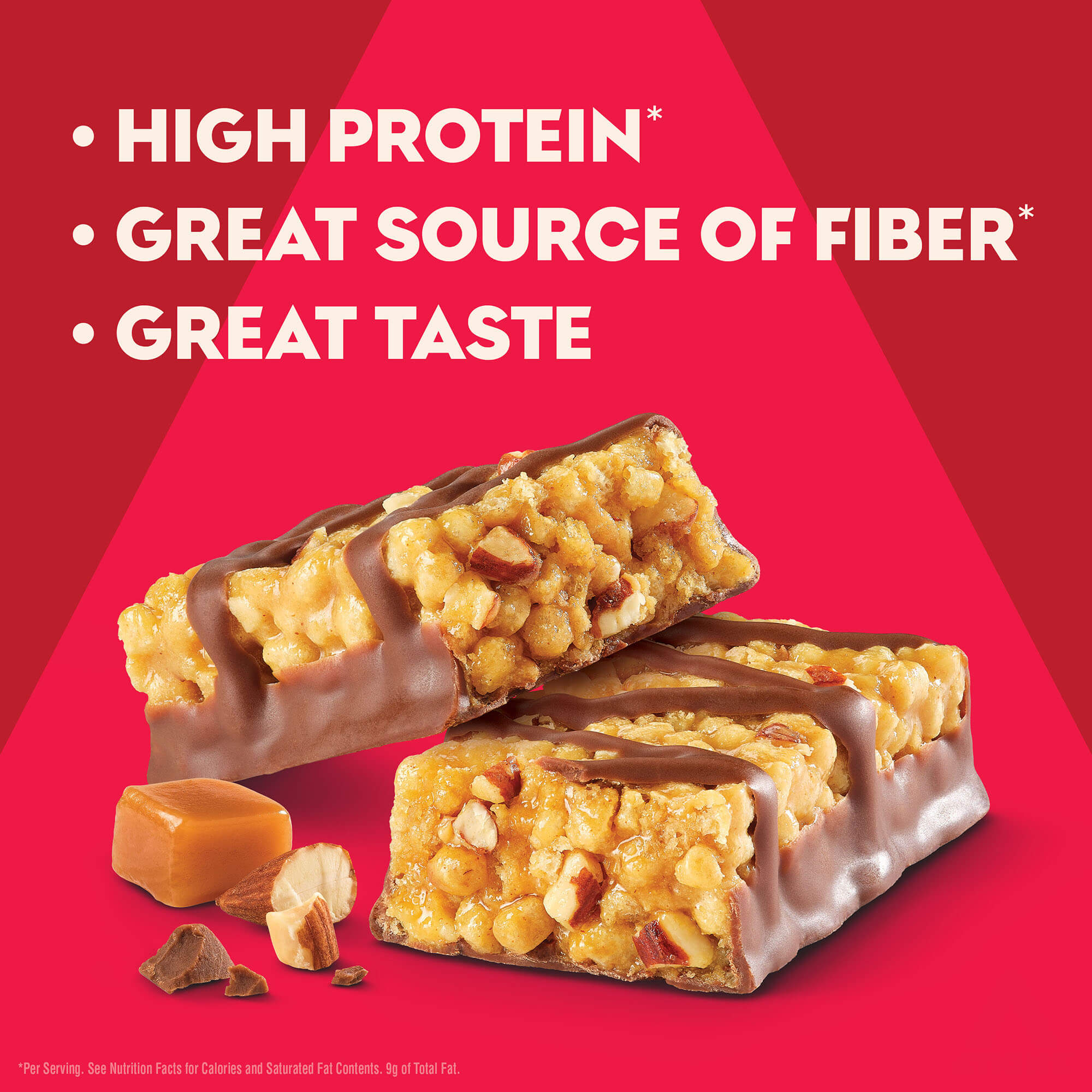 Chocolate Almond Caramel High Protein Bars - Image 3
