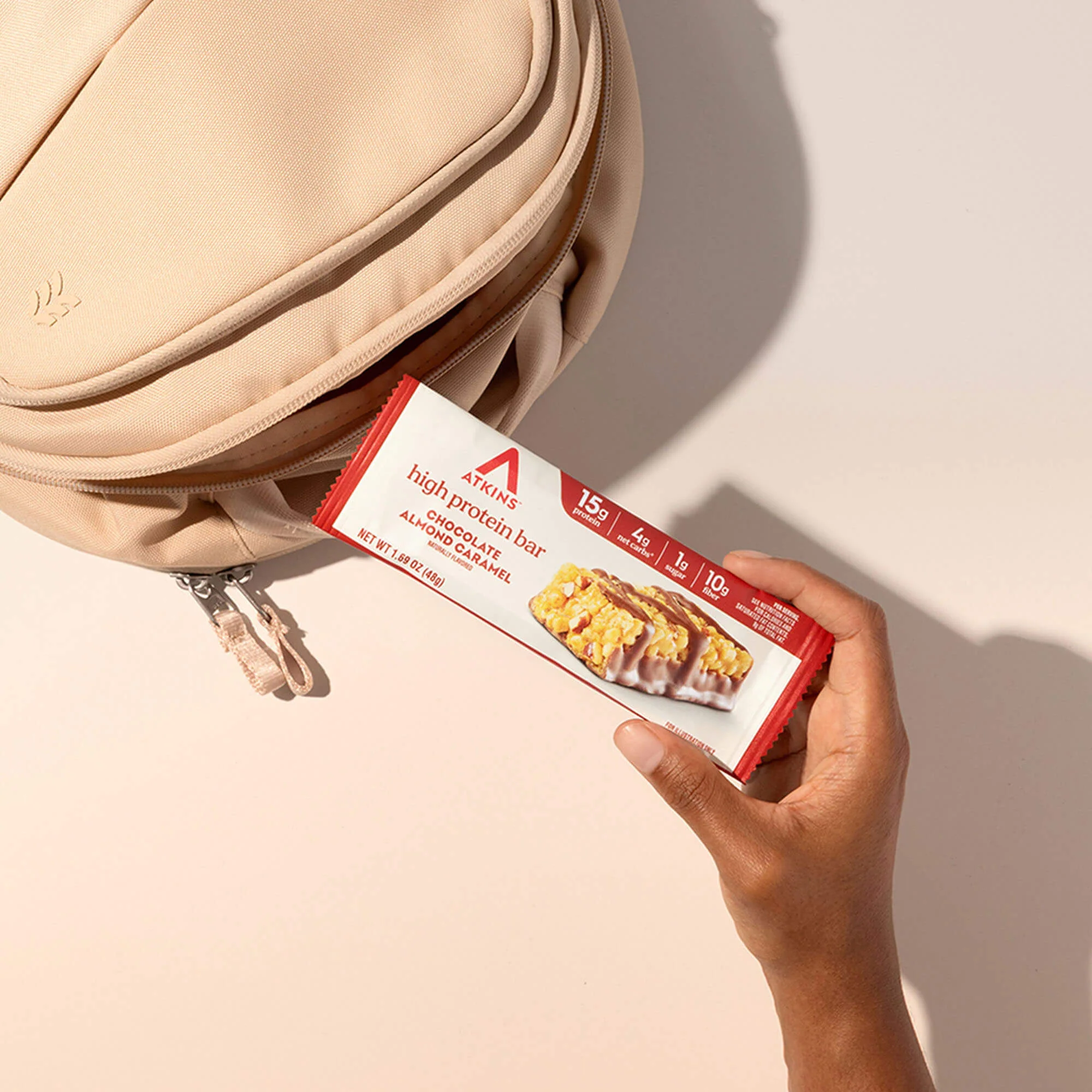 Chocolate Almond Caramel High Protein Bars - Image 4