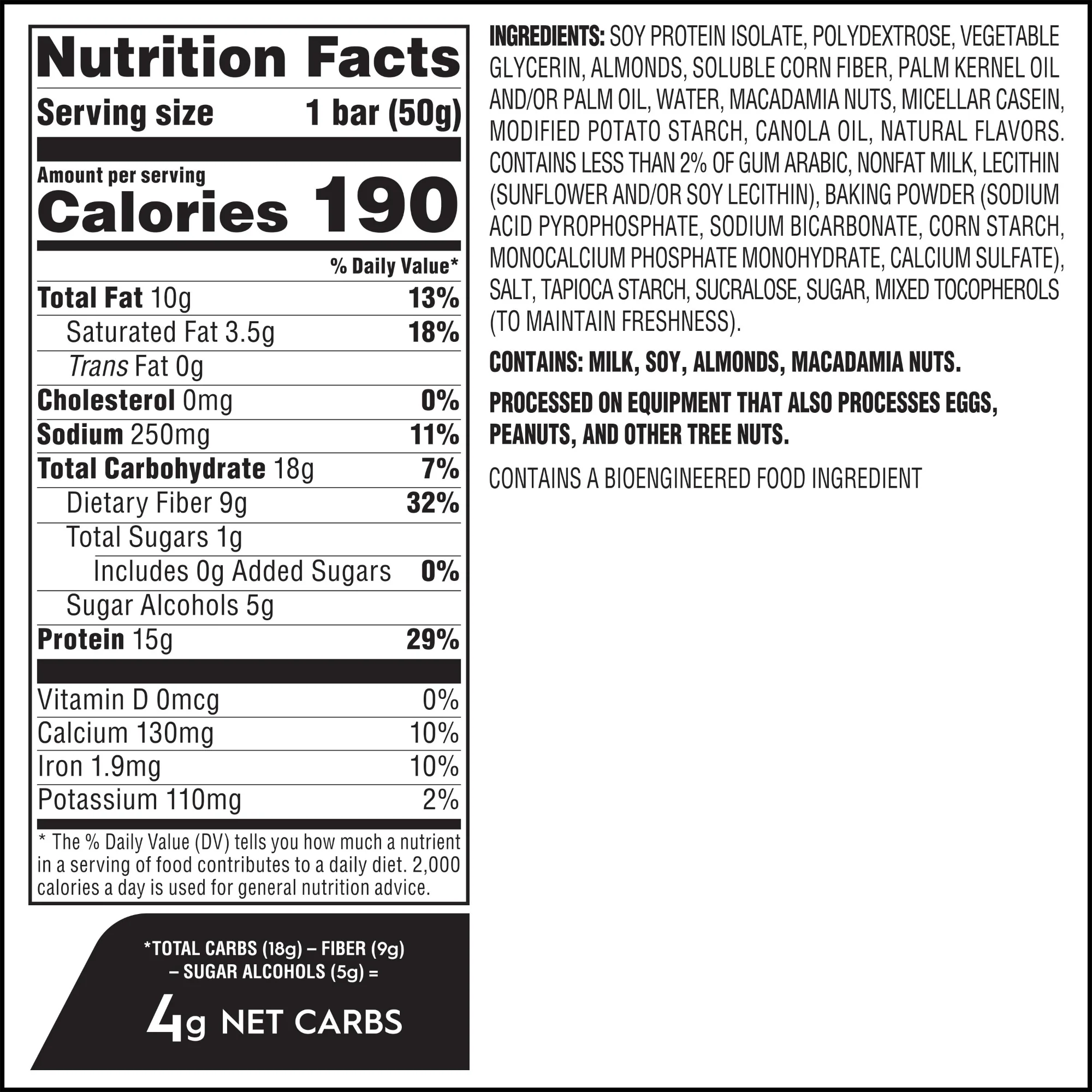 Vanilla Macadamia Nut High Protein Soft Baked Bars - Image 5